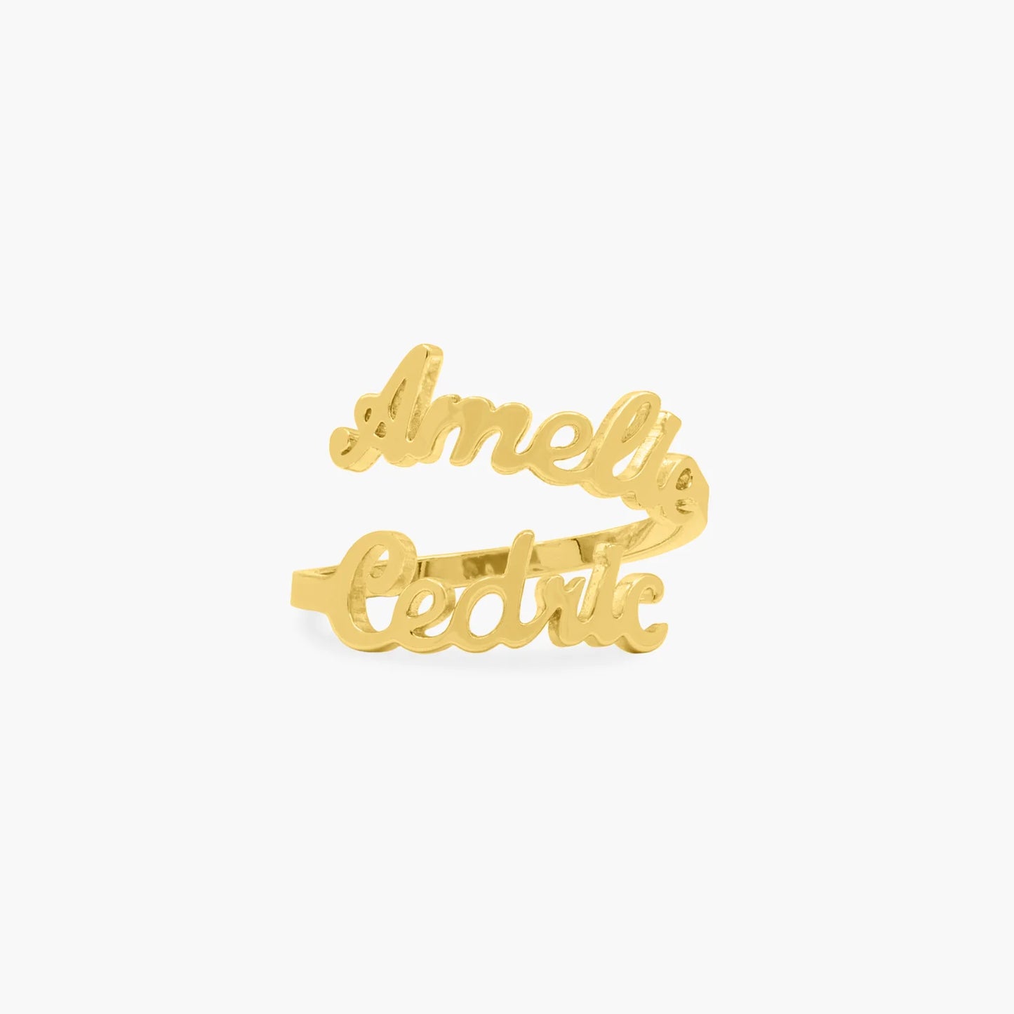 Bague Âmes Entrelacées Personnalisé - MÎA™