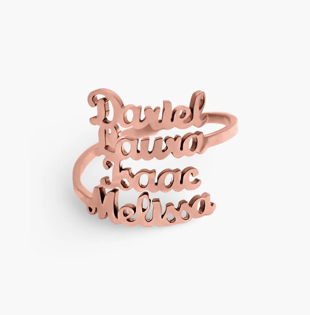 Bague Âmes Entrelacées Personnalisé - MÎA™