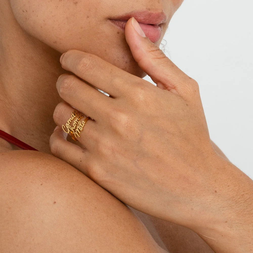 Bague Âmes Entrelacées Personnalisé - MÎA™