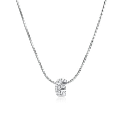 Collier Bubble Initiale Strass - MÎA™