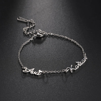 Bracelet Âmes Entrelacées Personnalisé - MÎA™