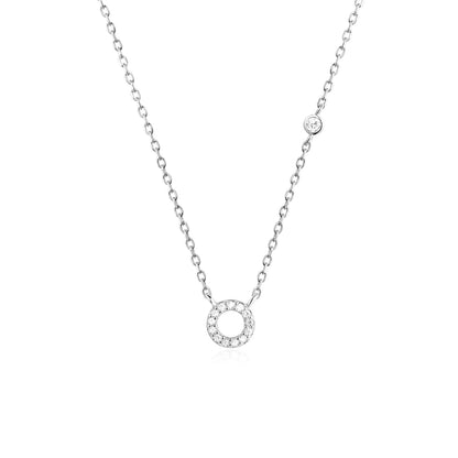 Collier Initiale Scintillante - MÎA™