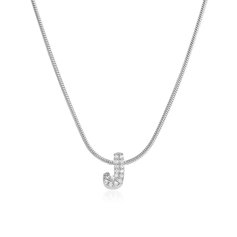 Collier Bubble Initiale Strass - MÎA™