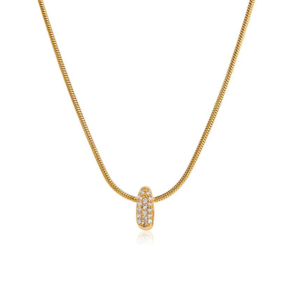 Collier Bubble Initiale Strass - MÎA™