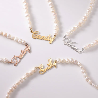 Collier Perles Rares Personnalisé - MÎA™