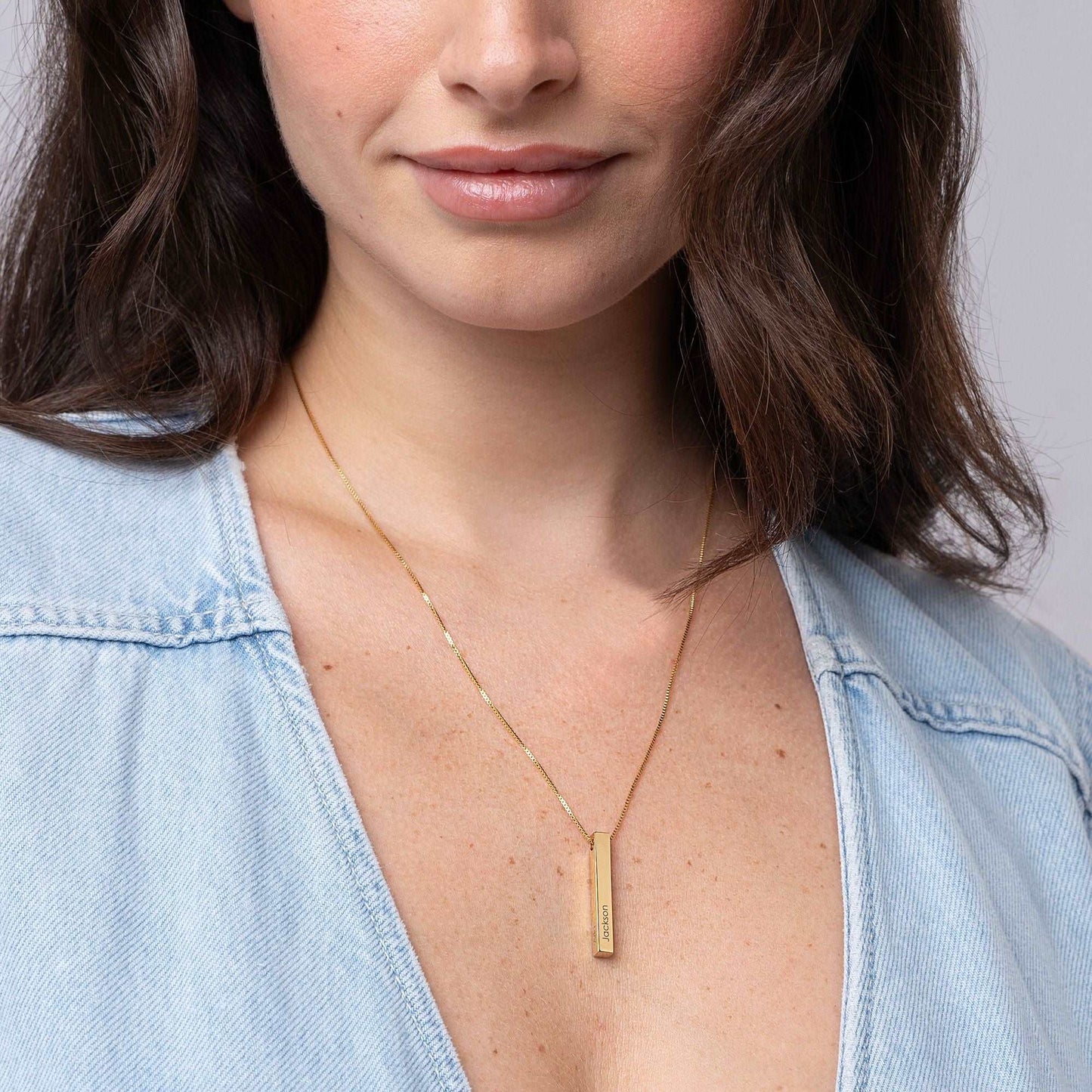 Collier 3D Quatre Faces Personnalisé - MÎA™