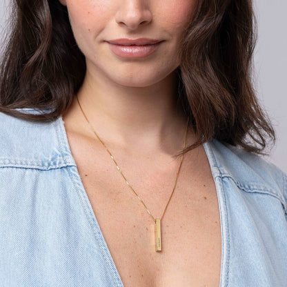 Collier 3D Quatre Faces Personnalisé - MÎA™